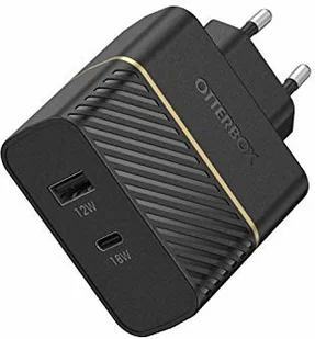 OtterBox OtterBox Szybka ładowarka z podwójnym portem UE 30 W - USB C 18 W PD + USB-A 12 W - czarna 78-52723 - Ładowarki do telefonów OtterBox OtterBox Szybka ładowarka z podwójnym portem UE 30 W - USB C 18 W PD + USB-A 12 W - czarna 78-52723 - Ładowarki do telefonów - miniaturka - grafika 1