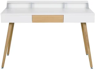 Intesi Biurko Skans białe dąb 5902385759137 - Biurka - miniaturka - grafika 2