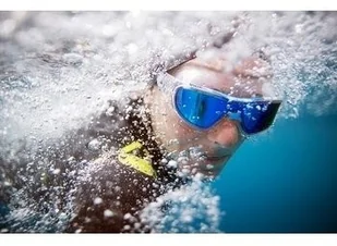 Aqua Sphere okularki/maska pływacka VISTA PRO niebieskie lustrzane - Pływanie - miniaturka - grafika 3