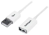 Kable USB - StarTech com com USB 2.0 Extension Cable A to A USBEXTPAA1MW - miniaturka - grafika 1