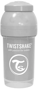 Twistshake Butelka antykolkowa, Szary, 180 ml - Butelki dla niemowląt - miniaturka - grafika 5