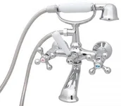 Słuchawki prysznicowe - Loge Słuchawka natryskowa RETRO Chrom - miniaturka - grafika 1