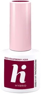 Hi Hybrid Hybrydowy lakier do paznokci Red Raspberry nr 204 - Lakiery hybrydowe - miniaturka - grafika 2