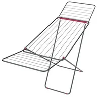 Suszarki na ubrania - Pucuś Suszarka balkonowa czarna Elvin 18mb - miniaturka - grafika 1