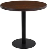 Stoły - vidaXL Stolik bistro, ciemnobrązowy, 80 cm, MDF - miniaturka - grafika 1