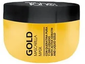 Maski do włosów - Tahe Tahe Gold Mask - maska z aktywna keratyna i płynnym złotem 300 ml - miniaturka - grafika 1