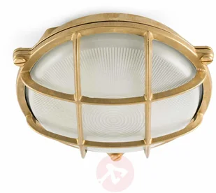 Faro Lorefar Okrągła Noray w mosiężnym kolorze - Lampy ogrodowe - miniaturka - grafika 3