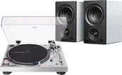 Zestawy stereo - Audio-Technica LP 120X srebrny + AM3 biały - miniaturka - grafika 1