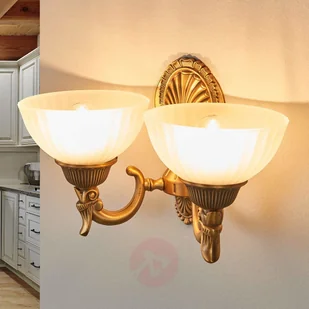 Orion Wytworna lampa ścienna NOAM z brązowymi elementami - Lampy ścienne - miniaturka - grafika 2