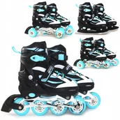 Rolki - Łyżworolki 4w1 Rolki Wrotki Łyżwy Regulowane 39-42 - miniaturka - grafika 1