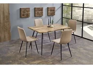 Stoły - Halmar Stół LARSON 80x120 cm Dąb naturalny + czarny V-CH-LARSON-ST - miniaturka - grafika 1