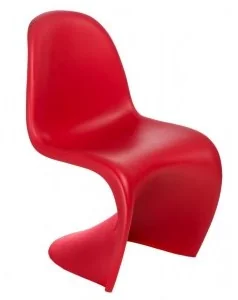 Fotel biurowy, krzesło biurowe D2Design Krzesło BALANCE PP Czerwony - Fotele i krzesła biurowe - miniaturka - grafika 2