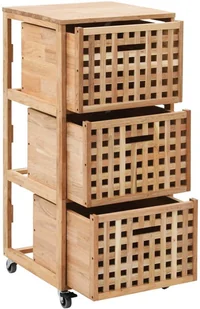 vidaXL vidaXL Szafka łazienkowa, 41x41x91 cm, lite drewno orzecha włoskiego - Szafki łazienkowe - miniaturka - grafika 2