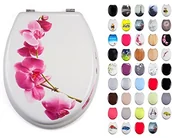 Deski sedesowe - MSV Deska sedesowa  z płyty MDF, biały, 30 x 20 x 15 cm 140945 - miniaturka - grafika 1