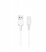 Kable USB - Hoco X20 Kabel Z Usb Na Usb Typ-c Typ C 1M Biały - miniaturka - grafika 1