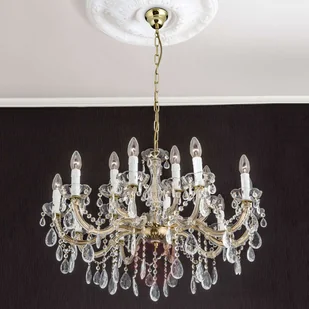 Orion Stylowy żyrandol DOLORES zdobiony kryształami - Lampy sufitowe - miniaturka - grafika 5