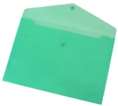 Teczki i skoroszyty - Donau Teczka na zatrzask C5 - zielona - miniaturka - grafika 1