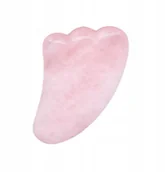 Pozostałe urządzenia kosmetyczne - Płytka Z Kwarcu Różowego Do Masażu Twarzy Gua Sha - miniaturka - grafika 1