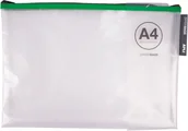 Teczki i skoroszyty - Koszulka Zipper Bag, A4, zielona - miniaturka - grafika 1