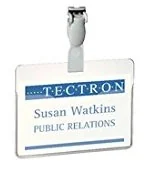 Artykuły biurowe - Durable -tabliczka na dowód osobisty dla gości, 25 sztuki, 60 X 90 MM, przezroczysta 814719 - miniaturka - grafika 1