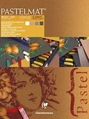 Podobrazia, bloki, papiery - Clairefontaine 96008 °C blok rysunkowy pastelmat, 360 G, 12 arkuszy Biały/jasnobrązowy 96008C - miniaturka - grafika 1