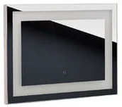 Meble kosmetyczne - Toaletki kosmetyczne Lustro podświetlane LED NEW YORK 60x80cm 6080-LED BM6080 - miniaturka - grafika 1