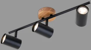 Briloner Wood & Style 2920 spot sufitowy, 3-punktowy - Lampy sufitowe - miniaturka - grafika 5