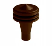 Kominki wentylacyjne - Wywietrzak Daszek Wentylacyjny Kominek Brąz 50 - miniaturka - grafika 1