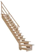 Schody strychowe - Kornik Schody młynarskie MP MAX ZĘBINOWE ZABIEGOWE LEWE - miniaturka - grafika 1