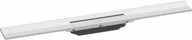 Odpływy liniowe - HANSGROHE 56050700 RainDrain Flex Element zewnętrzny odpływu 70 cm z możliwością przycięcia i do montażu przy ścianie biały matowy - miniaturka - grafika 1