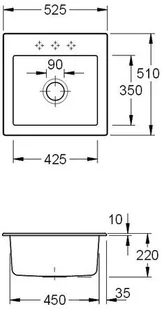 Villeroy & Boch Subway 50 S 3315 01 R1 - Zlewozmywaki - miniaturka - grafika 4