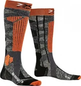 Pozostała odzież narciarska - X-Socks Skarpety Ski Rider 4.0 Grey Orange G205 2020 XS-SSKRW19U - miniaturka - grafika 1