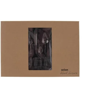 Orion Sztućce CZARNE Black Luxury zestaw sztućców 24 el. 143689 - Zestawy sztućców - miniaturka - grafika 10
