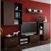 Meblościanki - Komplet mebli wenge H4-Z46 - miniaturka - grafika 1