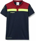 Koszulki sportowe męskie - uhlsport Uhlsport Męska koszulka polo Offense 23, granatowa/bordowa/fluo żółta, 5XL 100221313 - miniaturka - grafika 1