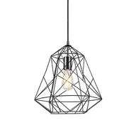 Systemy inteligentnych domów - QAZQA Inteligentna przemysłowa lampa wisząca czarna z WiFi ST64 - Framework Basic - miniaturka - grafika 1