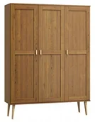 Szafy - Meble Magnat Szafa sosnowa Venuci wieszak/półki 130 - miniaturka - grafika 1