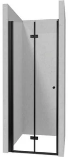 Deante Kerria Plus Drzwi prysznicowe składane 90x200 cm czarny KTSXN41P - Ścianki i drzwi prysznicowe - miniaturka - grafika 2