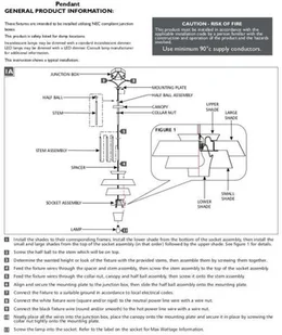 Elstead Lighting Lampa Brisbin FE-BRISBIN-MW FE-BRISBIN-MW - Lampy sufitowe - miniaturka - grafika 5