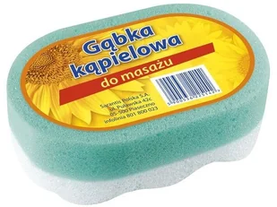 Sarantis Jan Niezbędny Gosik Gąbka kąpielowa do masażu owalna SARANTIS - Kosmetyki do kąpieli - miniaturka - grafika 2