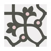 Płytki ceramiczne - Vives Terakota 1900 Jujol Grafito 20x20 - miniaturka - grafika 1