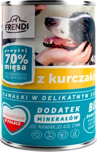 Frendi kawałki w delikatnym sosie z kurczakiem 400g - Mokra karma dla kotów - miniaturka - grafika 2