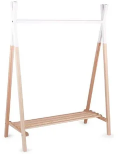 Childhome CHILDWOOD Wieszak Tipi na ubrania, naturalny buk, biały, CLSTIPI - Półki i regały dla dzieci - miniaturka - grafika 7