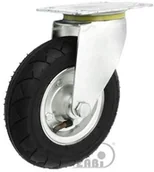 Kółka i bloczki - Zabi Koło pneumatyczne w obudowie skrętnej fi 200 2002MK - miniaturka - grafika 1