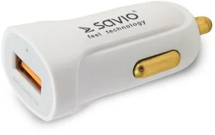 SAVIO Ładowarka Ładowarka samochodowa SA-05/W 3000 mA USB - Ładowarki samochodowe - miniaturka - grafika 2
