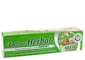 Pasty do zębów - Dabur Pasta do zębów z korzenia drzewa Neem bez fluoru 100 g - miniaturka - grafika 1