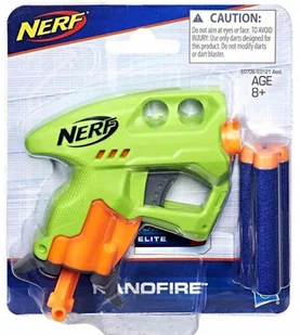 Hasbro Nerf, Nanofire, zielony - Zabawki militarne - miniaturka - grafika 2