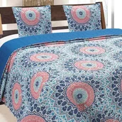 Pościel - Euromat Dwustronna Narzuta TAVIRA Palace 220x240+2x40x40 14602 - miniaturka - grafika 1