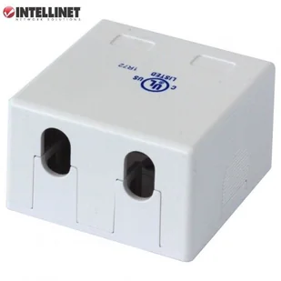 Keystone Intellinet Intellinet Obudowa natynkowa gniazda 2 porty 162852 - Wtyczki i adaptery - miniaturka - grafika 3