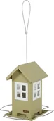 Akcesoria dla ptaków - Zolux Karmnik Domek z 4 oknami kol oliwkowy 170607 - miniaturka - grafika 1